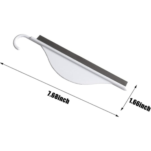 Duschskrapa, Multifunktionell Silikon, Streckfri (4-pack)