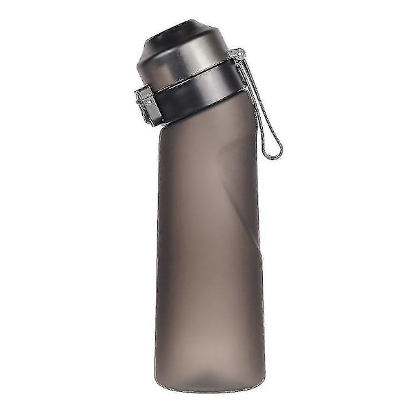 Vattenflaska med luftarom - Smakpods för att dofta upp vattenkoppen - Ny sportvattenflaska - Utomhusidrott - Fitness - Mode - Smaker - Vattenkopp 1X Random Scent Rings Matte Black