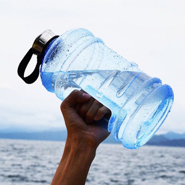 2,2L Kannettava PETG Vedenpullo Suurella Kapasiteetilla Kuntoilu Urheilu Harjoittelu Juomapullo Urheiluvadenpullo