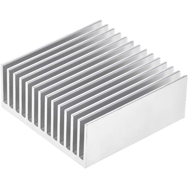 Elektronikkjøler kjøleribbe for MOS GPU IC-brikke sølv 50 x 50 x 20 mm