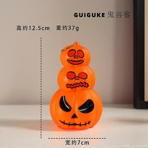 Jack-o'-lantern nattlys, europeisk design, kompakt, plastmateriale, festivalscenelys