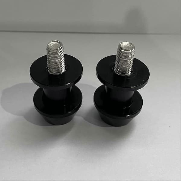 2 st Universal M8 Aluminium Swingarm Spool Paddock Stativ Bobbins