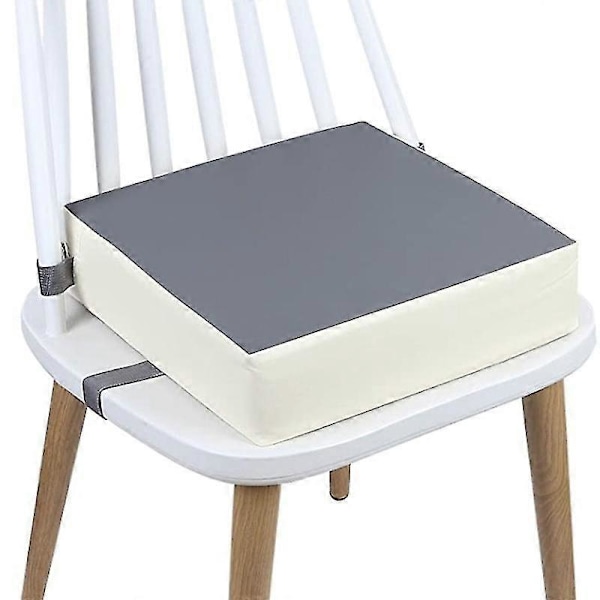 Barnehage-stol med økende pute, justerbar for småbarn, 2 stropper, spiseforsterker, pute, dekorativ pute, sofa, kunstballrom Gray