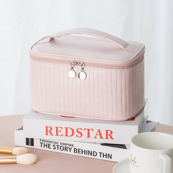Bærbar Vandafvisende Makeuptaske Rosa