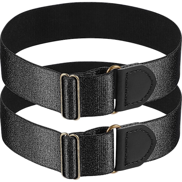 Stk Elastiske Justerbare Armbånd Skjorte Strømpebånd Ermeholdere for Menn Kvinner