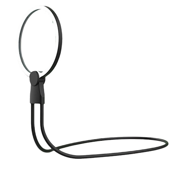 5X Genopladelig Håndfri Lup med Lys, 15 cm Fleksibel Svanenhals Opgraderet Stor HD Lup til Læsning 24 Ultra-Lyse LED Lys