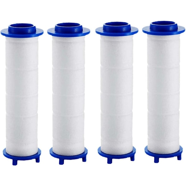 PP-bomullsfilter för dusch, vattenfilterelement för duschhuvud, ersättningsfilter, duschvattenrening 9,5 cm långt