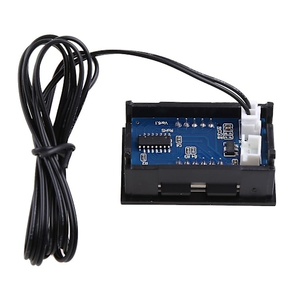 50~110 C För DC 12V Digital LED Termometer Bil Temperaturmätare Panel Me Green