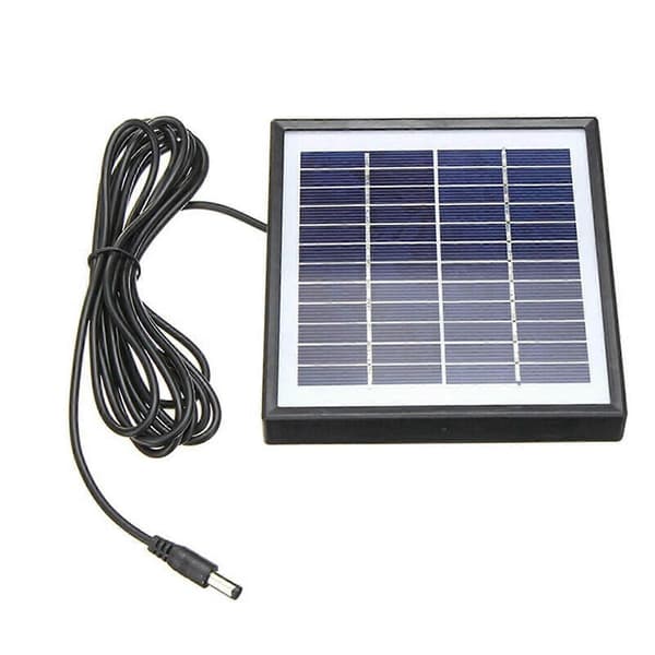 12V soloplader 18W bærbart strømpanel batterivedligeholder kompatibel med 12V batterier, kamera, webcam, Android-enheder, S7 Edge