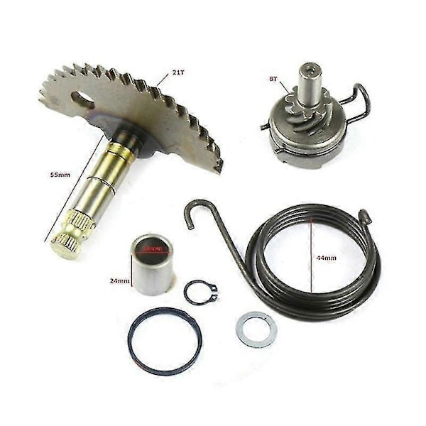 For 50cc Gy6 139qmb Scooter Atv Kick Start Kit Komplett Giraksel Fjær Pinjong