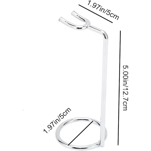 Høvelholder, Bærbar Razor Stativ, Rustfri Barberkost Stativ for Hjemmet eller Frisørsalong