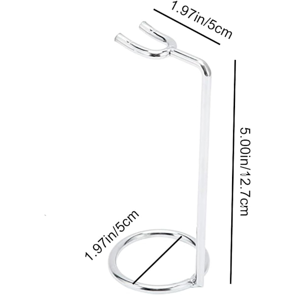 Skraberholder, Bærbar Razor Stativ, Rustfri Skraberbørstebase til Hjemmet eller Frisørsalon