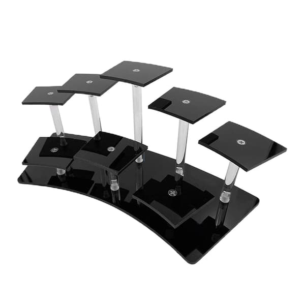 8-lags akryl displayhylde holdbar til actionfigurer og parfumer