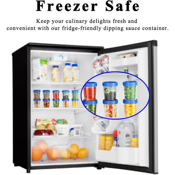 10 stk Salatdressingbeholdere til å ta med, 120 ml Sausbeholdere med lokk, 4 oz Salatdressingkrukker, Snacks Saus Mat Frukt Yoghurt Oppbevaringsbeholdere