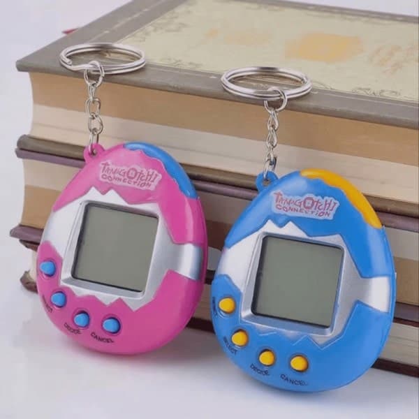 Tamagotchi - Retro elektroninen lemmikki - Sininen 3-Pack