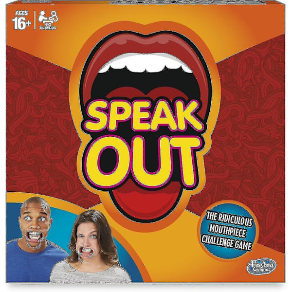 Sjov Tricky Braces Legetøj Talet Sprog Udfordring Spil Speak Out Braces Tricky Spil Rekvisitter [DmS]