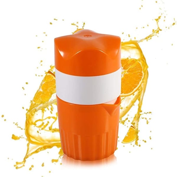 Citrusjuicer, Handjuicer, Portabel (Färg: Orange och Vit)