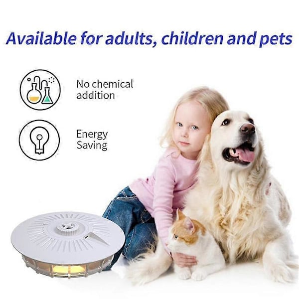 Loppefelle Sticky Dome Veggedyr Bli Kvitt Loppefelle Multifunksjonell Justerbar Fangstlampe Fanger for Lopper Veggedyr