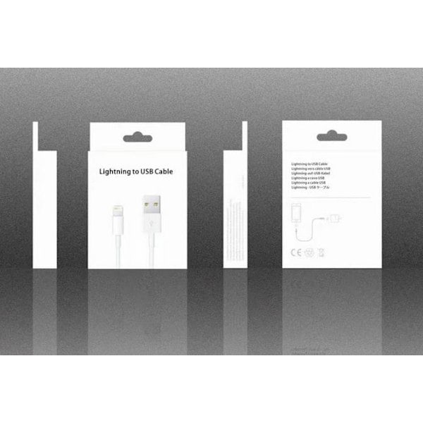 3-pakning 20W hurtigladekabel, USB-kabel 2 meter, hurtiglading for iPhone
