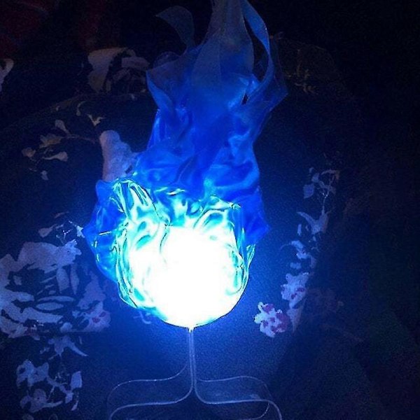 Simulerings Flydende Ildkugle Lampe Kunstig Ildflamme Med Klar Slidstærk Høj Kvalitet Blue