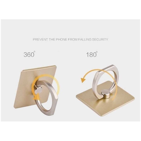 [2-pack] mobilringhållare gold