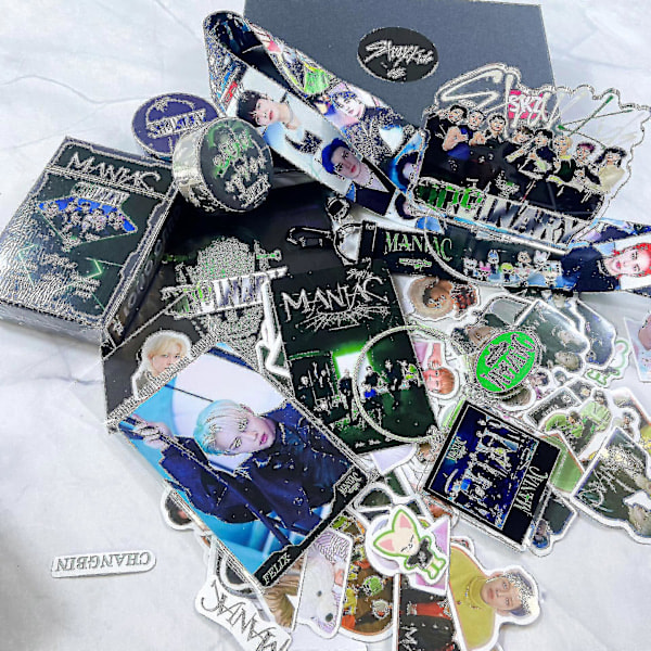 2024 Stray Kids Nyt Maxident Box Sæt Kpop Merchandise Fotos Halskæde Nøglering Til Skz Fans C