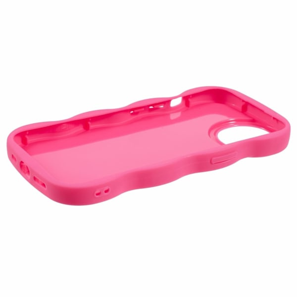 iPhone 14 Mobilskal Vågig Rosa