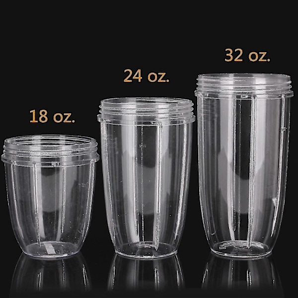 (2-pakning) nutribullet erstatningskopper (høy - 946 ml) fra Preferred Parts | premium erstatningsdeler og tilbehør til nutribullet
