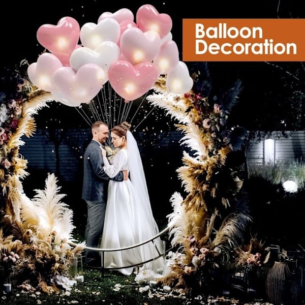 LED-ballonglampor 50 st LED-ballonglampor, LED-lykta, Mini