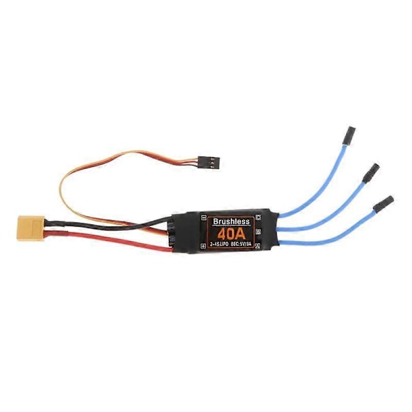 40A Harjaton ESC XT60 Pistoke RC Lelut Komponentit Lisätarvikkeet Nopeudensäädin Moottori FPV Quadcopter Helikopteri