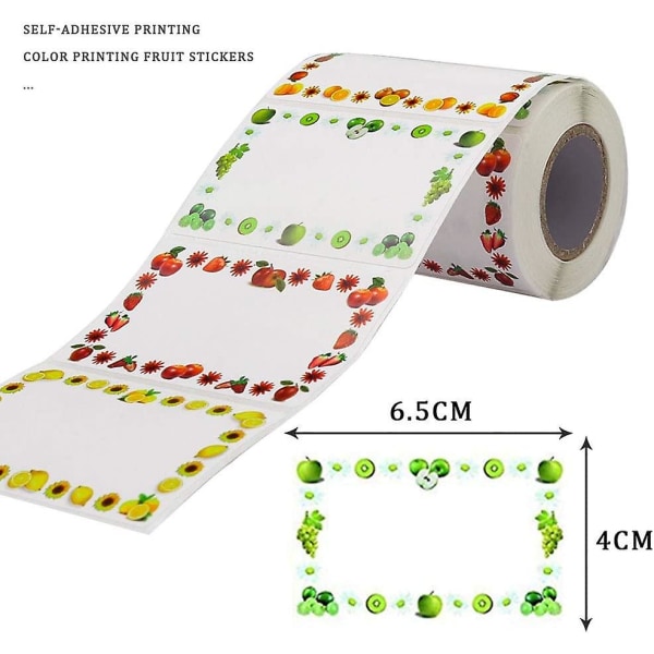 250 kpl Ruokatarrat Itseliimautuvat Hilloapurit 5x3cm