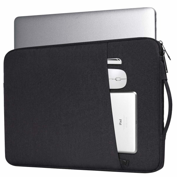 INF Laptopveske 14,1 tommer/15,4 tommer lerret Svart Sort