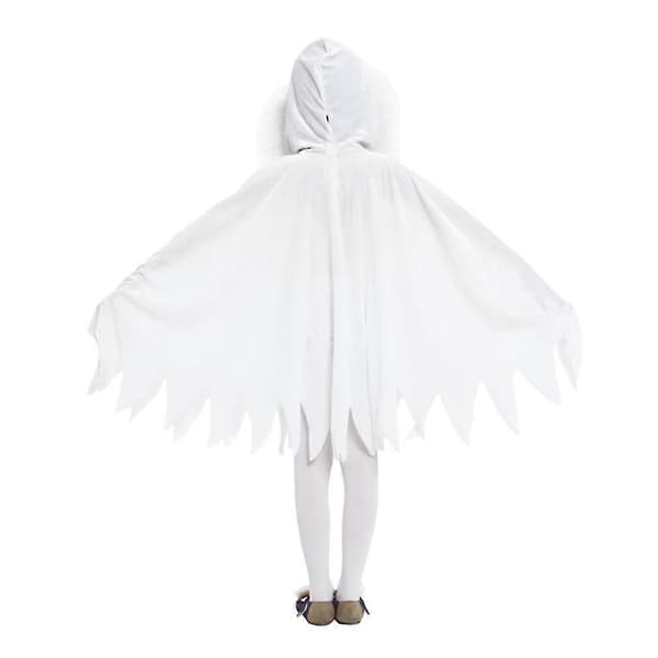 Halloween Kappe Børn Spøgelse Hætte Cosplay Tøj S 90cm