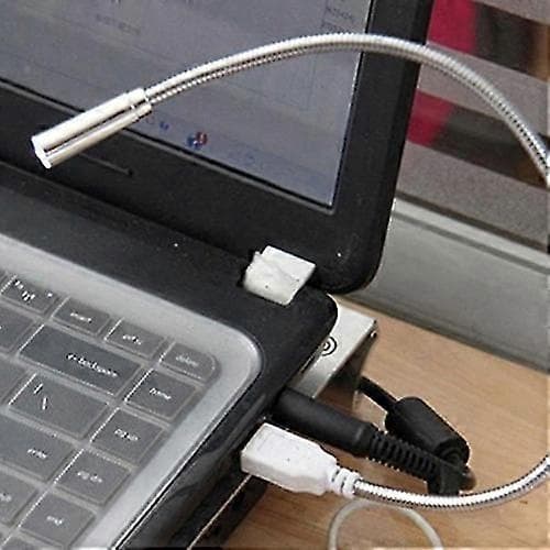 3 x Bærbare Justerbare Praktiske LED Lys USB Lamper til Laptop Notebook PC Computer