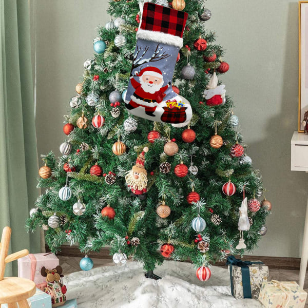 Julstrumpor, julgransprydnader Dekoration