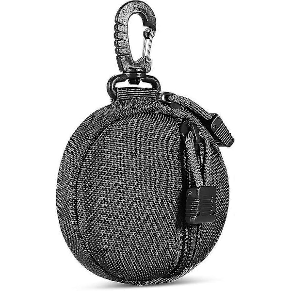 Pieni Molle-laukku, EDC-laukut Sotilastarvikkeet Taktinen laukku Kolikkokukkaro Avaimenperä Lompakko Vyölaukku Black