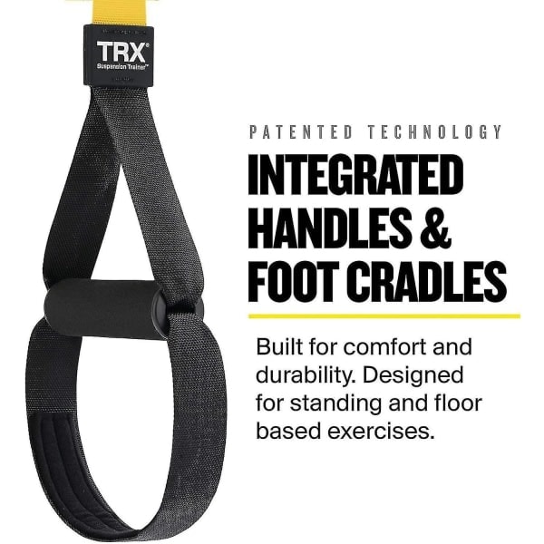 TRX Allt-i-ett Suspension Trainer - Hemmagymsystem för den erfarna gymentusiasten, inklusive tillgång till TRX Training Club