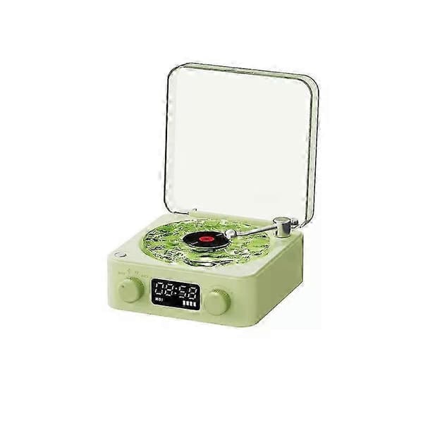 Lumena Lamp Record Player, Waves vinyylisoitin Bluetooth-kaiutin 4 säädettävällä tilalla greem