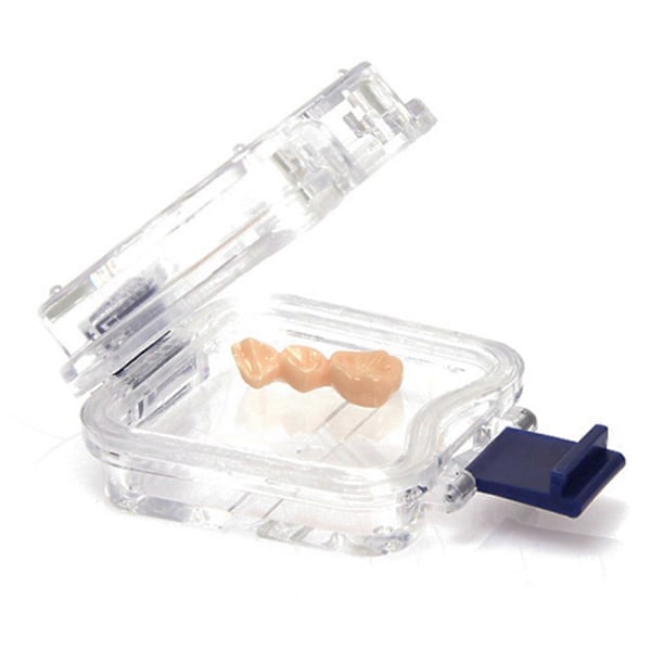 Dentallaboratorieutstyr plast proteseboks med membran protese oppbevaringsboks membranboks