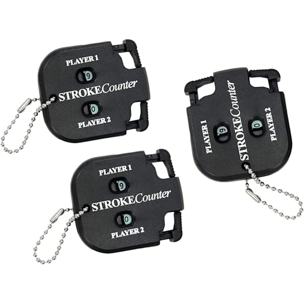 3-pack golf score counter, golf hit counter, stroke counter