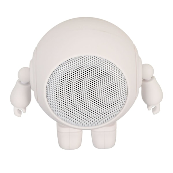 Portabel Bluetooth-högtalare Robotform Bluetooth 5.0 1000mAh Inbyggd Mikrofon Mini Trådlös Högtalare för Hem Utomhusfest Vit