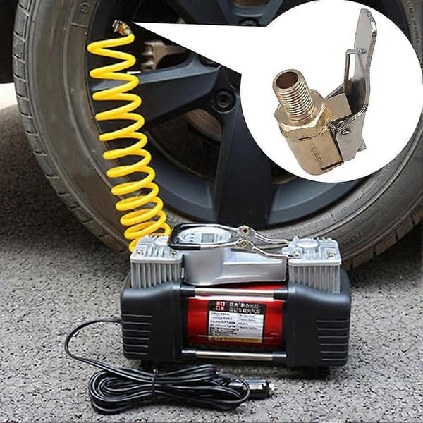 Mässing Luftchuck Snabbkoppling Däckpumpkoppling - 1/4\" NPT Bil Lastbil Cykel Luftkompressoradapter 1pc