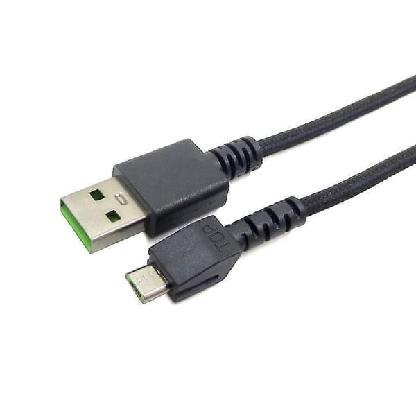 Micro USB-kabel Powerline-kabel för Naga Pro trådlös mus strömkabel