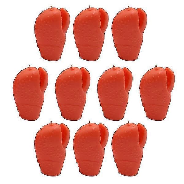 5,5x3cm Orange Leksatser med 10 st Krabba Klor Leksaker Fingerdocka Rollspel Dockor P