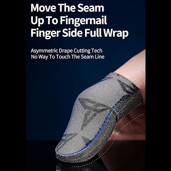 Flydigi Silvertyg Mobilspels Fingerärm P1 Svettresistent Fingerärm