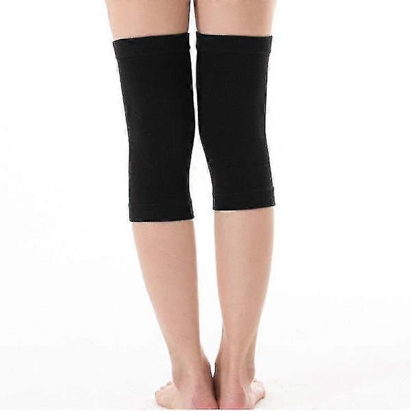 Ultratynde Knæbeskyttere Åndbar Kompression Elastisk Holder Benvarmer Knæstøtte Skinne Tw Black M