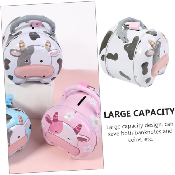 Boks Ku Piggy Bank Barnespillebøsse Blyspillebøsse Kreativ Piggy Bank Kalv Pengespann