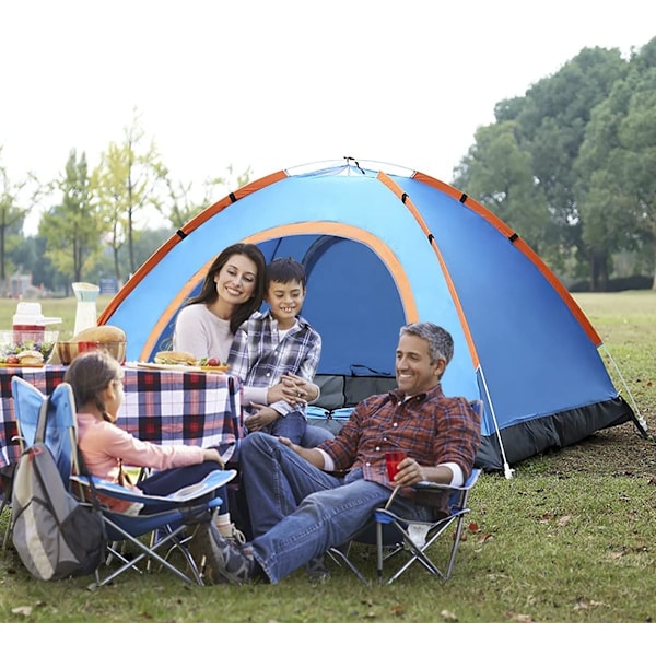 2-3 Personers Pop Up Telt til Camping, Vandtæt Vindtæt Anti-UV Telt 210*160*110cm (Enkelt Dør) andet