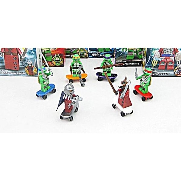 Børns Uddannelsesmæssige Samle Byggeklodser Legetøj Teenage Mutant Ninja Turtles Gave Teenage Mutant Ninja Turtles Byggeklodser