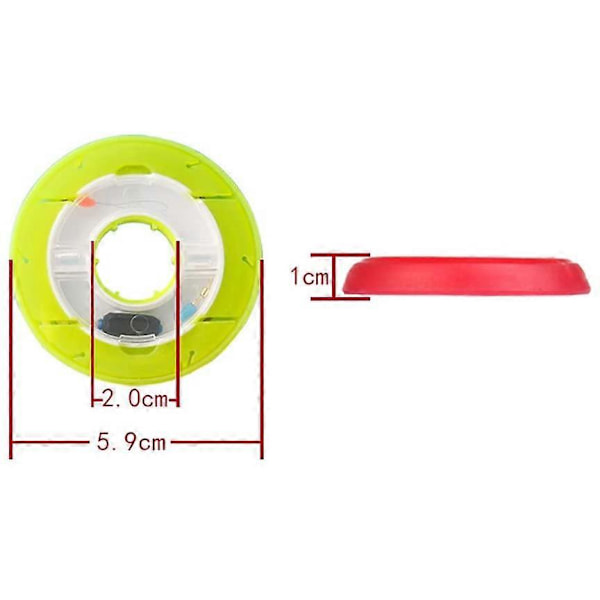 10 stk. Silikone Fiskeline Opbevaringsholdere Fiske Snell Rigs Gear Spole Tenkara Line Keeper